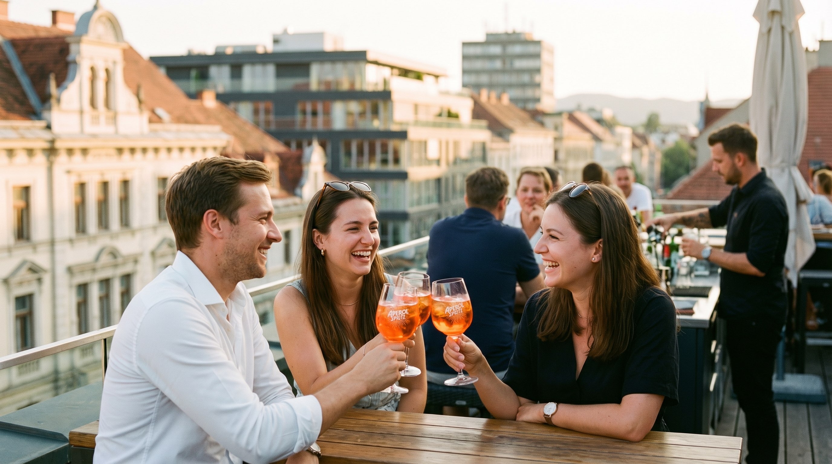 Graz von oben: Rooftop-Bars und Aussichtslokale